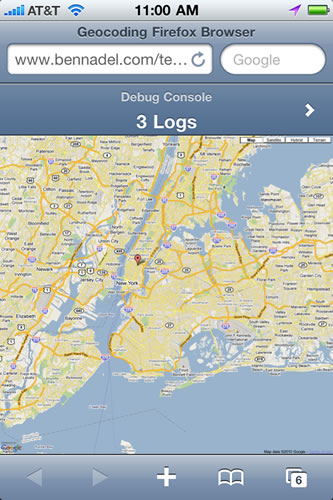 Mobile Safari On The iPhone Supports The Javascript Geolocation API And Can Get More Accurate, GPS-Based Information.
