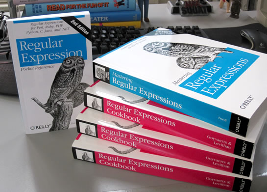 Regular Expression Day 2010 Prizes - O'Reilly Books On Regular Expressions.