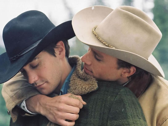 Brokeback Mountain features two cowboys in love - which is really hot for women!
